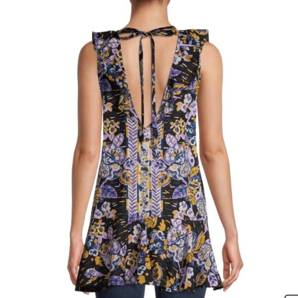 NWT Free People Summer in Tulum floral tunic - Picture 14 of 14